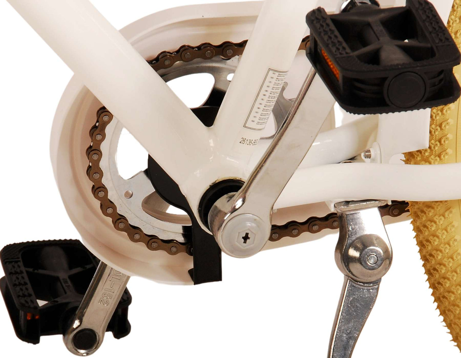 Volare Excellent Barncykel 26 tum, Vit