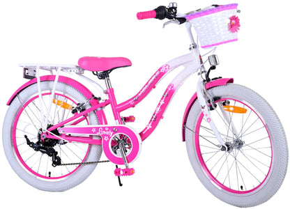 Volare Lovely Barncykel 20 tum, Rosa 7 Växlar