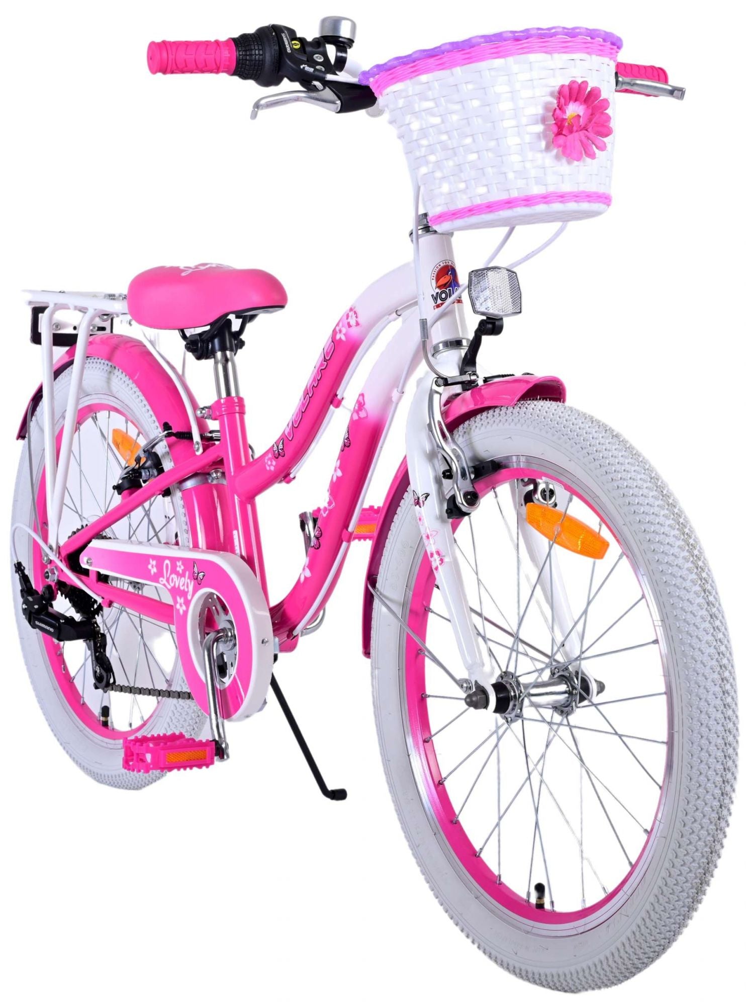 Volare Lovely Barncykel 20 tum, Rosa 7 Växlar