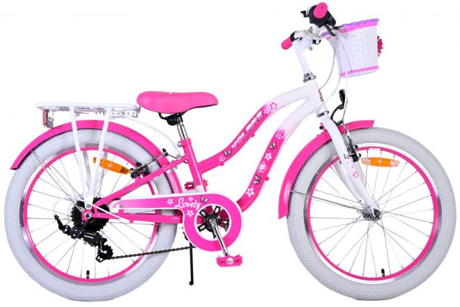 Volare Lovely Barncykel 20 tum, Rosa 7 Växlar