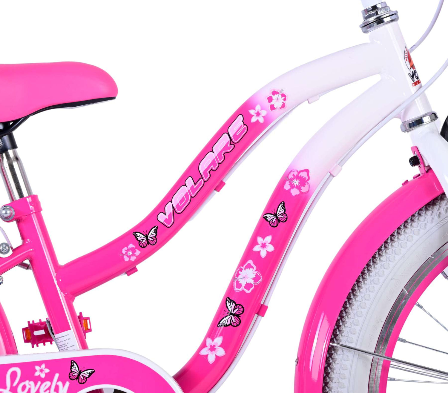 Volare Lovely Barncykel 20 tum, Rosa 7 Växlar