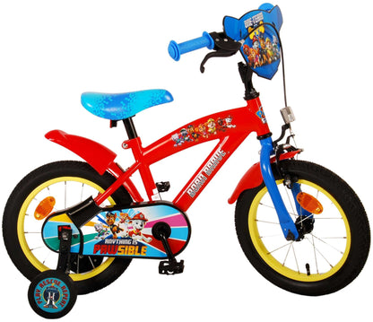 Paw Patrol Barncykel 14 tum, Röd/Blå