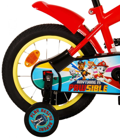 Paw Patrol Barncykel 14 tum, Röd/Blå