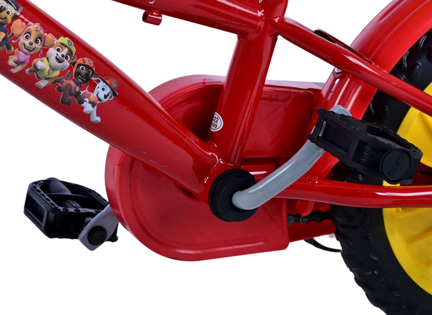 Paw Patrol Barncykel 12 tum, Röd