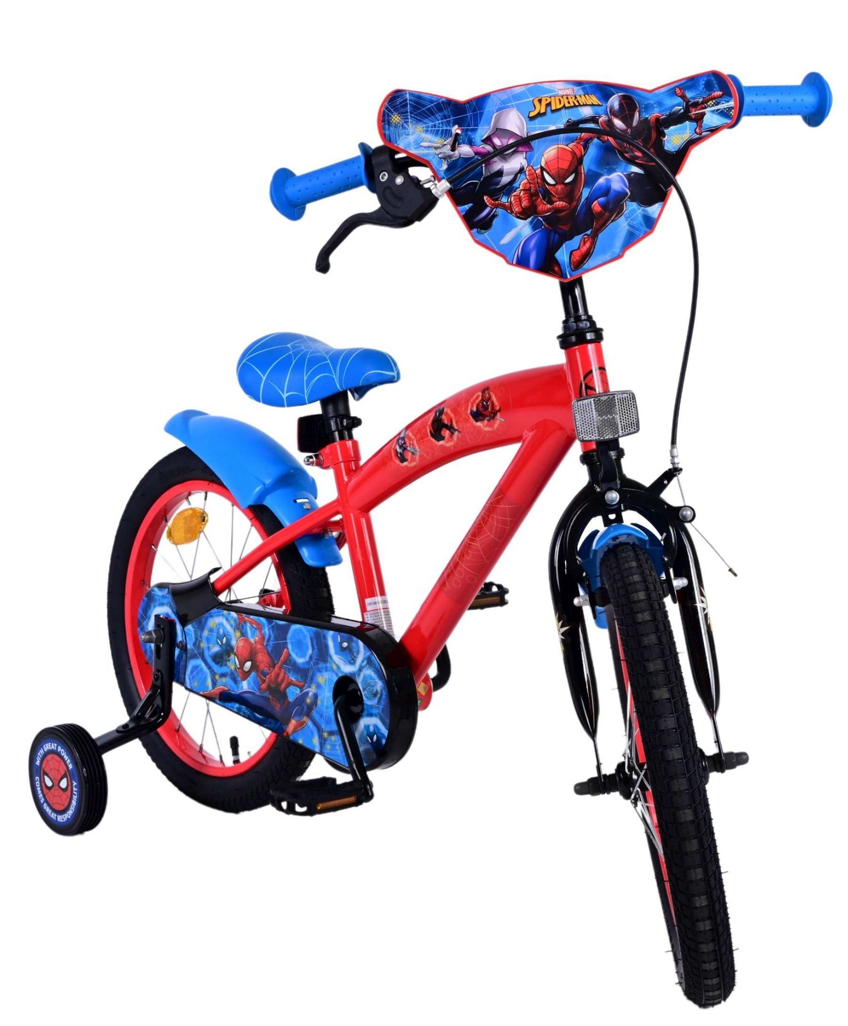 Spider-Man Barncykel 16 tum, Röd