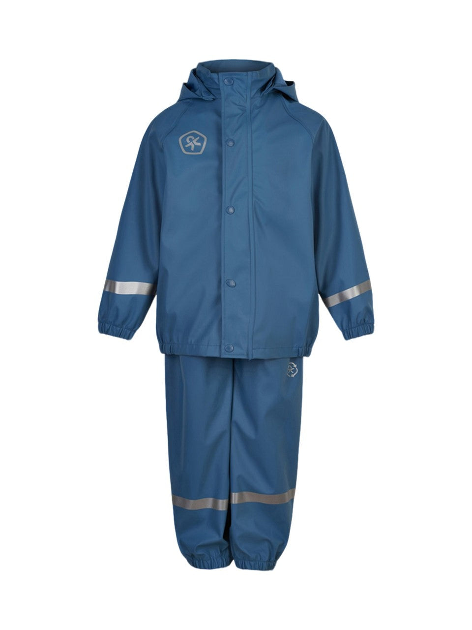 Color Kids Regnställ Solid PU, Captains Blue