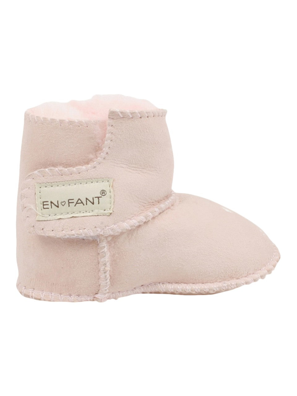 En Fant Sheepskin Bootee, Pink