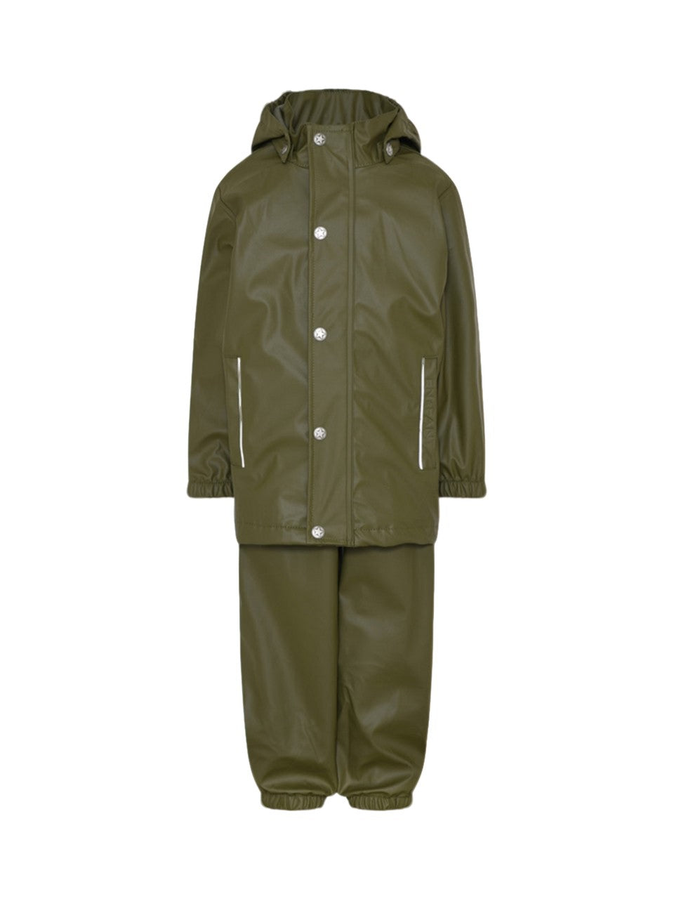 En Fant Regnställ Set Solid, Ivy Green