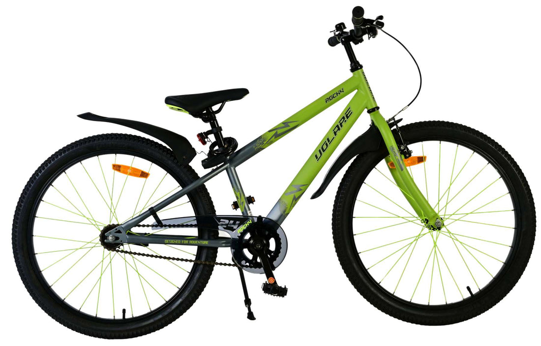 Volare Rocky Barncykel 24 Tum, Grön