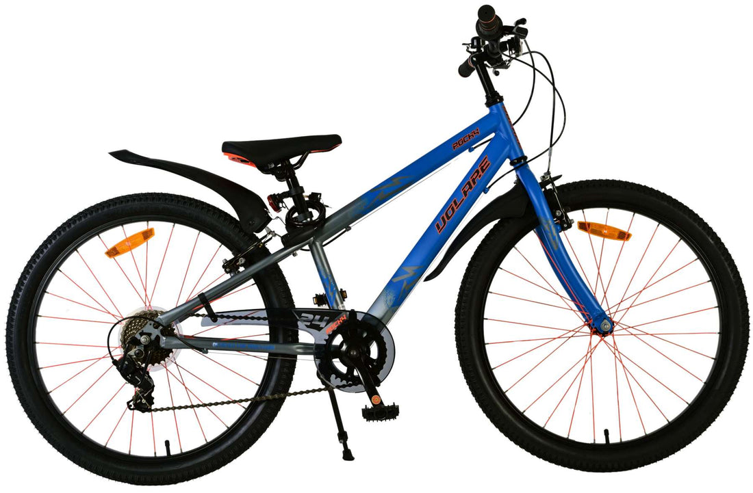 Volare Rocky Barncykel 24 Tum 7 Växlar, Blå