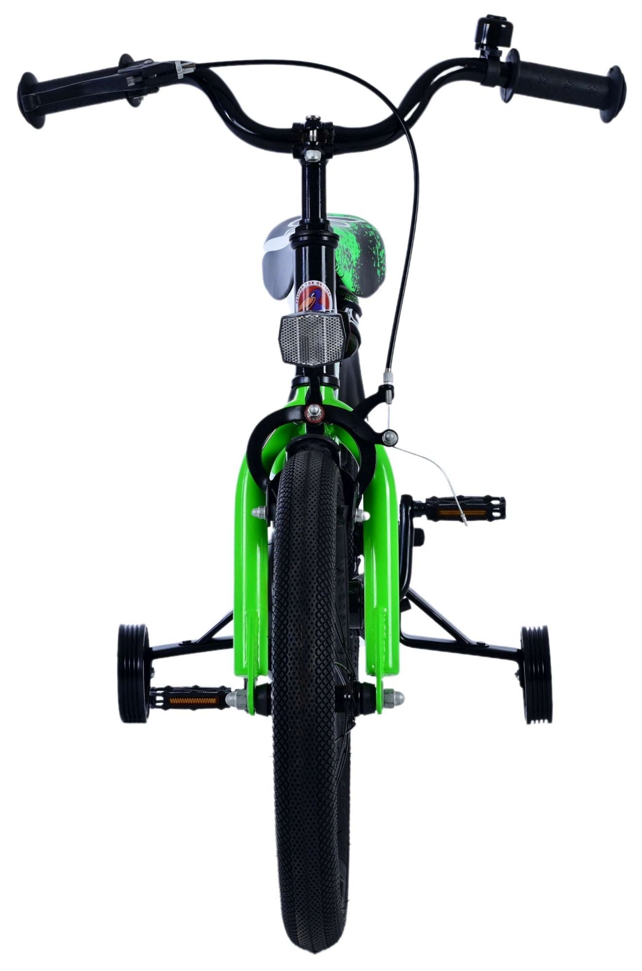 Volare Sportivo Barncykel 16 tum, Grön Svart