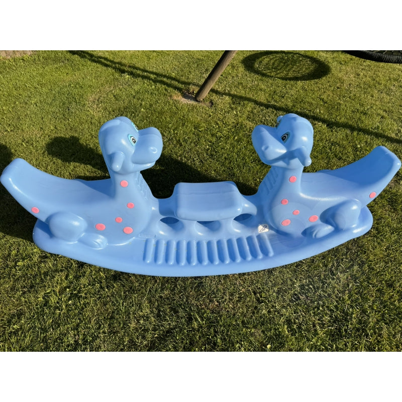 WOOPIE Multi-Seater Dino Balance Swing Blå