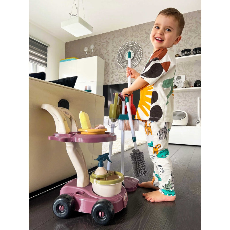 WOOPIE XXL Rengöringsset Vagn 3i1 26 st.