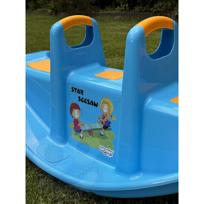 WOOPIE Multi-Seater Rocker STAR Balansgunga Blå