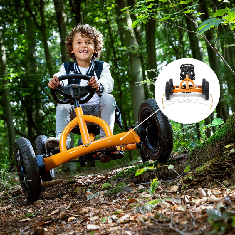 BERG Gokart med Buddy B-Orange Pedaler upp till 50 kg