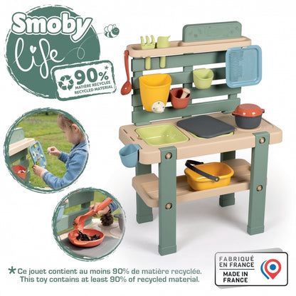 Smoby Life Ett kök för att leka med vatten och sand