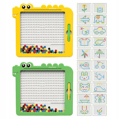 WOOPIE Magnetkort för barn Montessori MagPad Dinosaurie