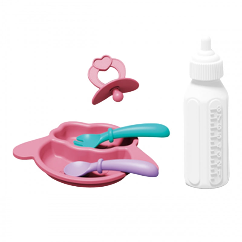 WOOPIE ROYAL First Baby Doll med barnvaktsvagn + matningsset
