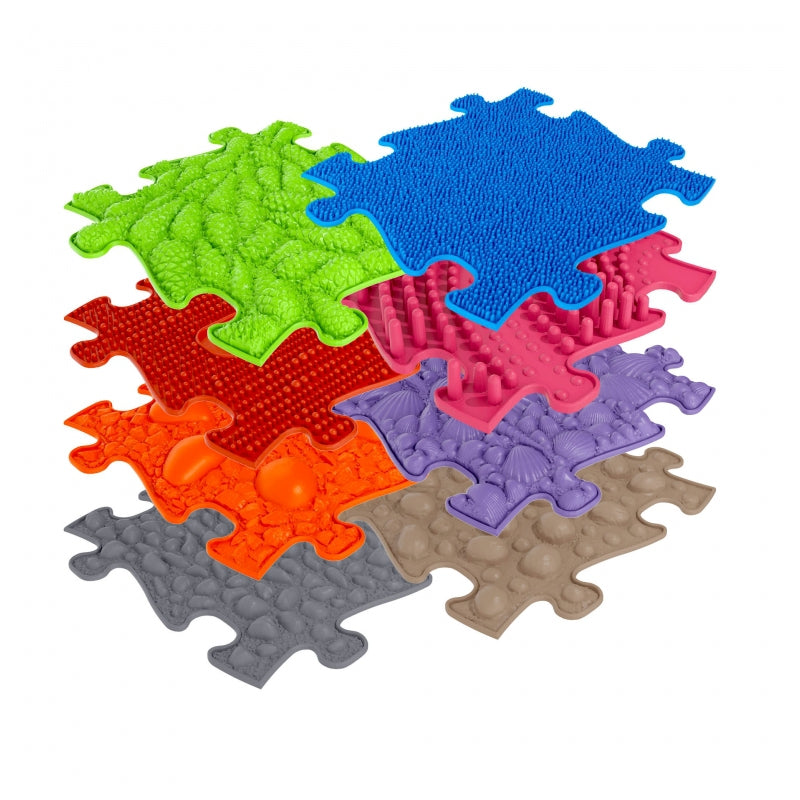 WOOPIE Sensory Mat Ortopediskt Pussel 8 st. VERSION-1A