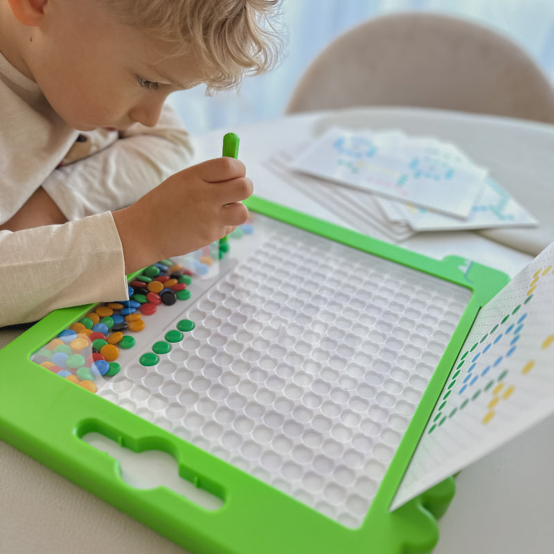 WOOPIE Magnetkort för barn Montessori MagPad Dinosaurie