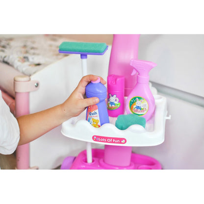 WOOPIE Rengöringsset Vagn Dammsugare Sugfunktion + 11 tillbehör