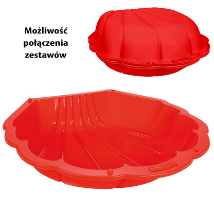 WOOPIE Sandbox Pool Shell Red 3in1 Dry Pool 1 st.
