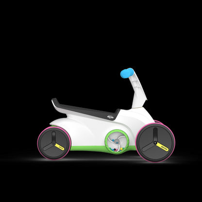 BERG Colorful Ride-On GO2 Twirl Multicolor med ett spel för barn 10m+
