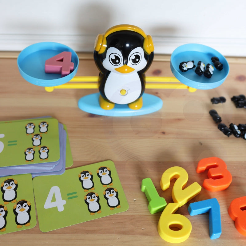 WOOPIE Vikt Balansräkning Lärande Räkna Penguin