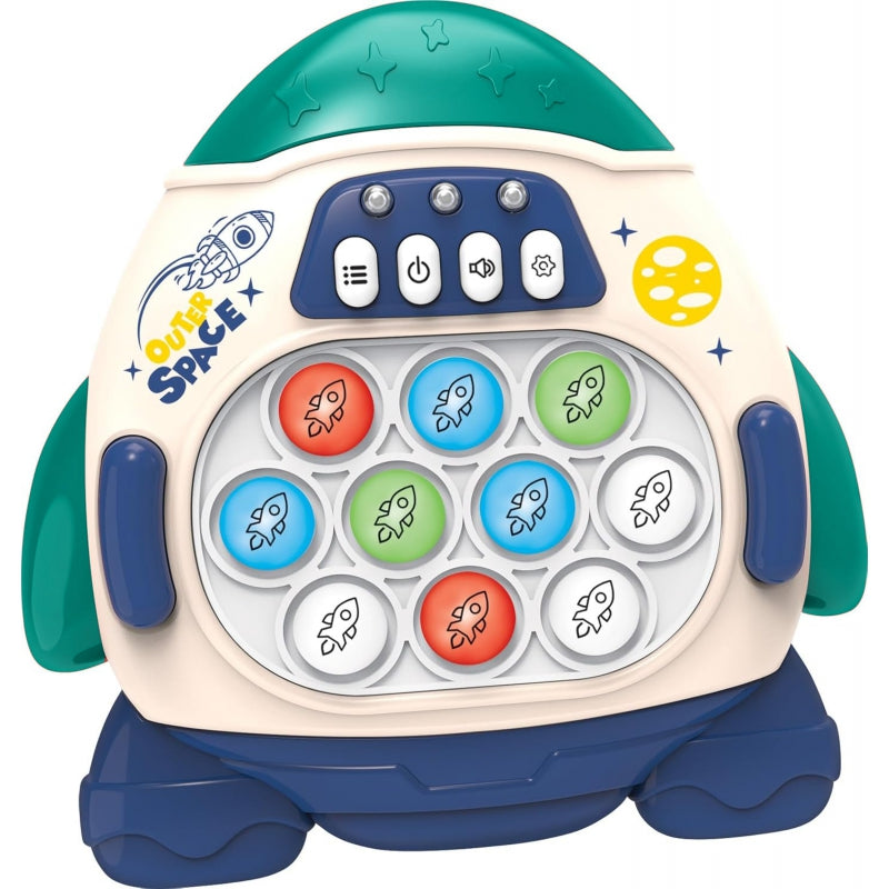 WOOPIE POP IT-spel Elektronisk Anti-stress Arcade Rocket blå