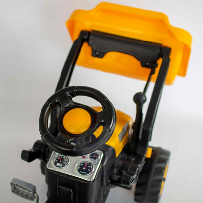 WOOPIE Pedal Tractor Farmer MaxTrac Classic Bucket Bulldozer