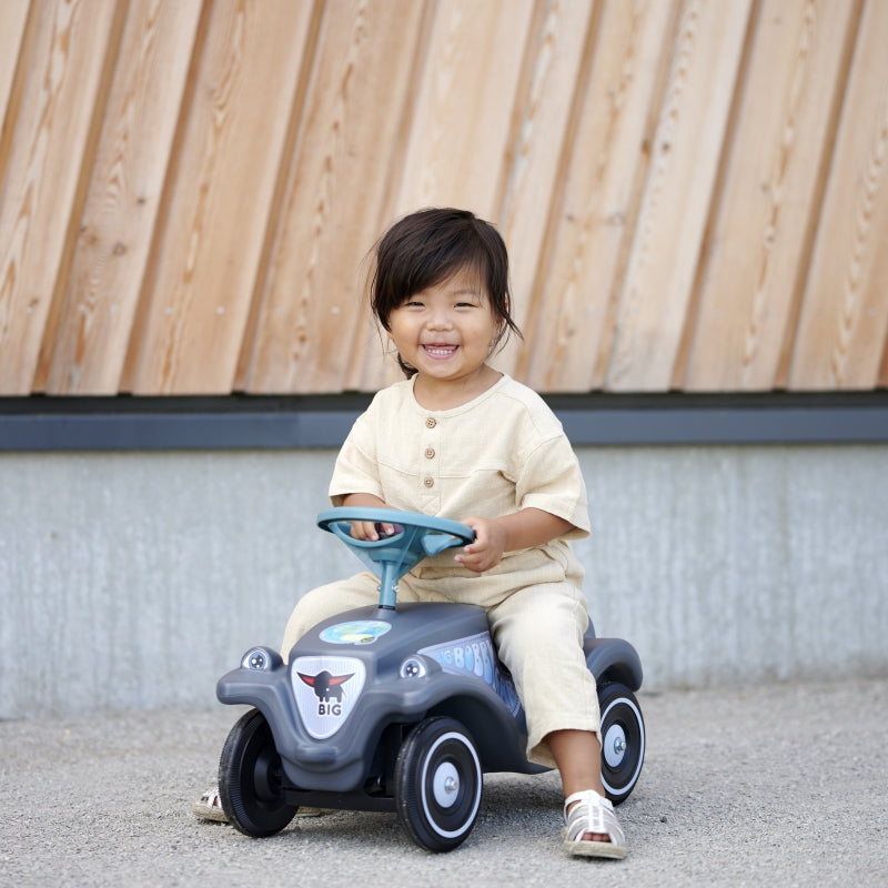 BIG Bobby Car Classic Eco Ride-On med Horn Grey