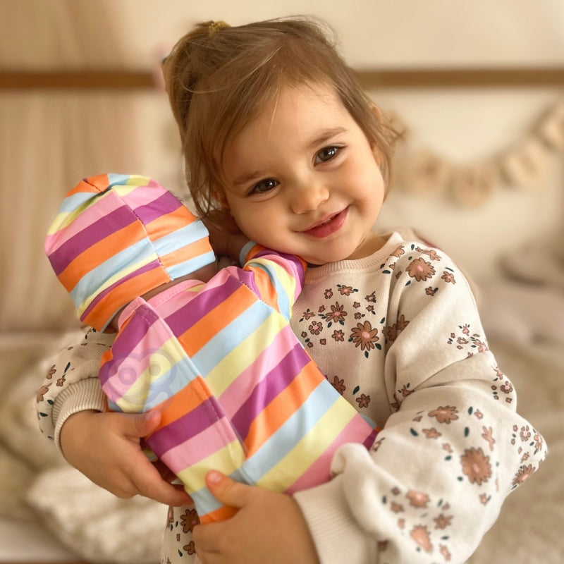 WOOPIE ROYAL Dockklädsset Romper Unicorn Bodysuit Hatt 43-46 cm