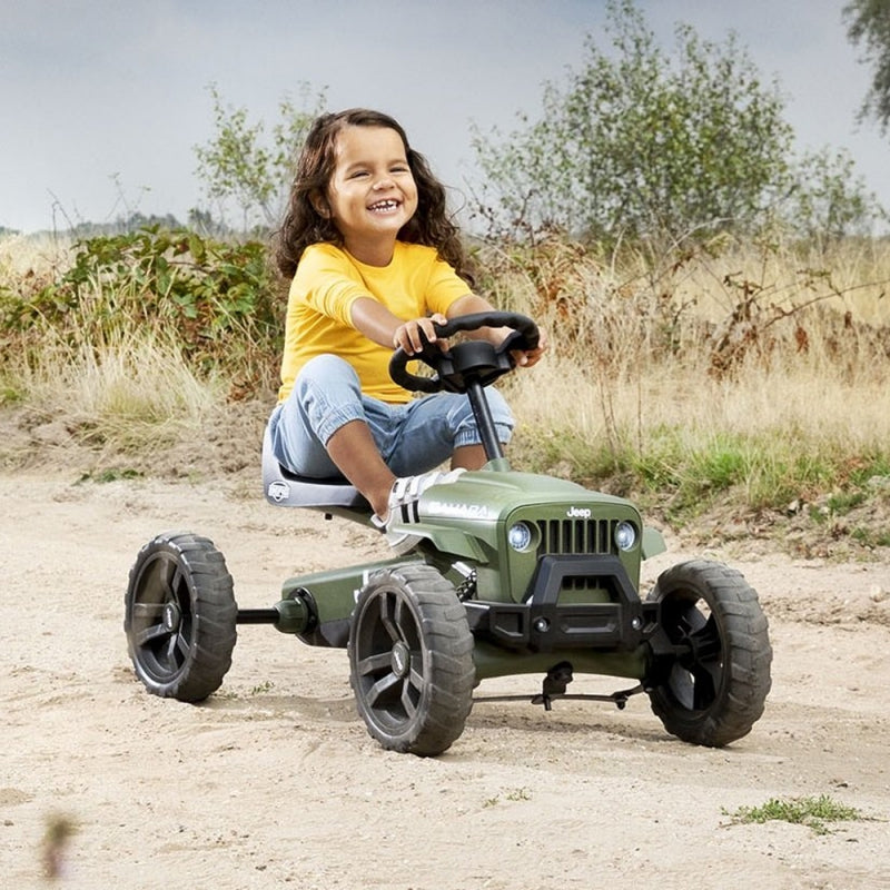 BERG Gokart Buzzy JEEP Sahara Quiet Wheels upp till 30 kg