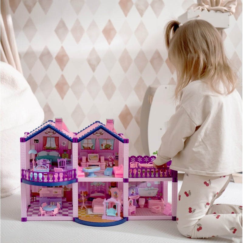 WOOPIE Ponny Dollhouse PONY FANTASY VILLA 120 st.
