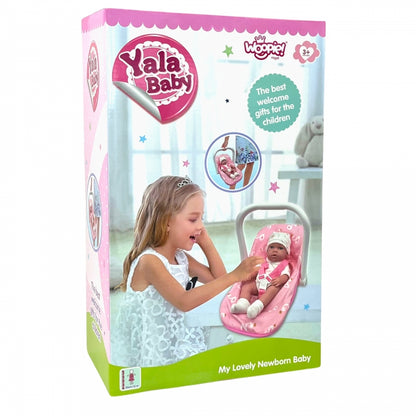 WOOPIE ROYAL Baby Doll Set 30,5 cm + Rosa Bärsele