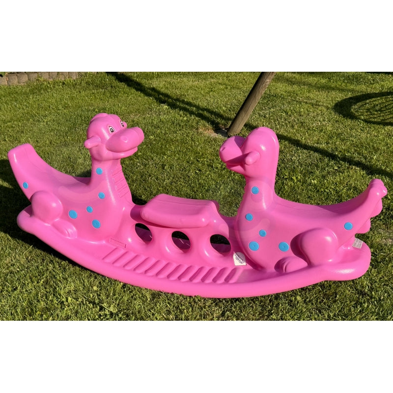 WOOPIE Multi-Seater Dino Balance Swing Rosa