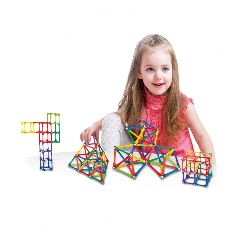 WOOPIE Magnetiska konstruktionsblock Creative Puzzle 180 st.