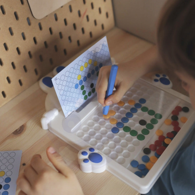WOOPIE Magnetkort för barn Montessori MagPad Kanin