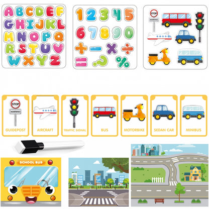 WOOPIE Magnetkort Tema Transportmedel + Tillbehör