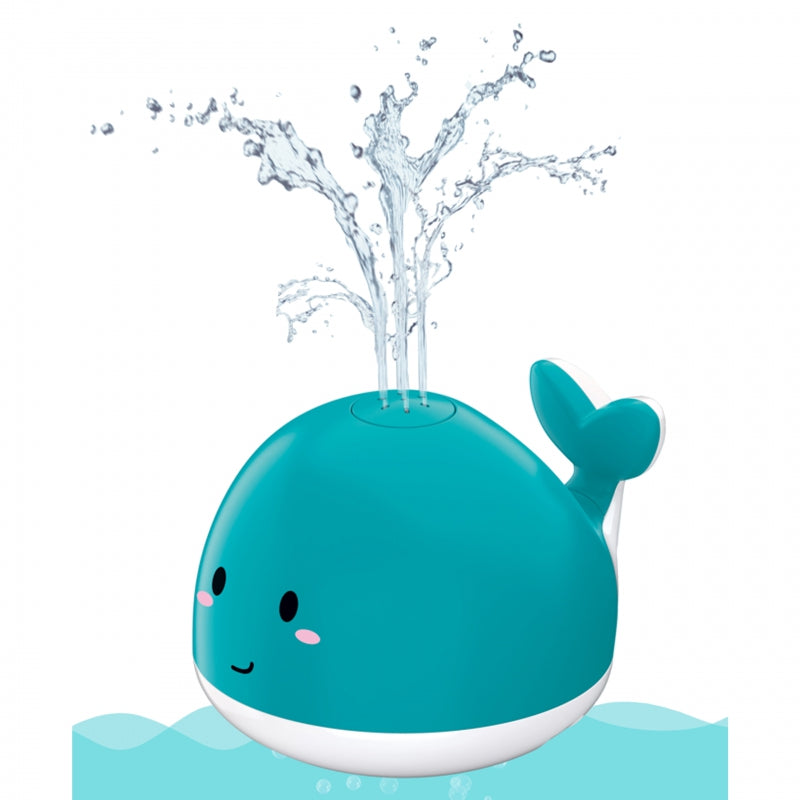 WOOPIE Whale Fountain Badleksak - Blå