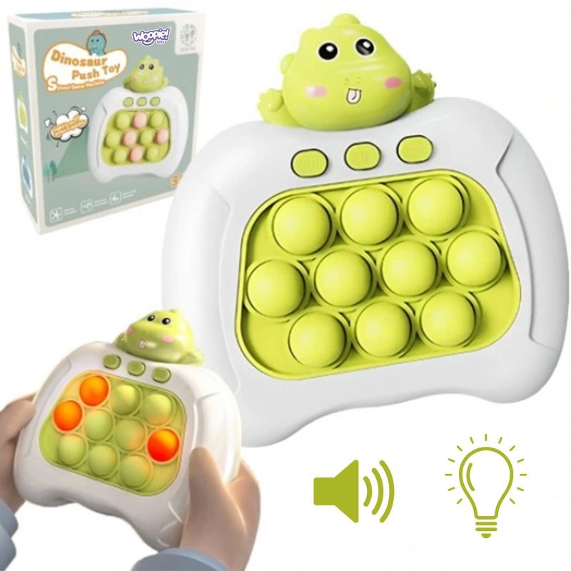 WOOPIE POP IT Game Electric Anti-stress Arcade Dinosaur Green Set om 3