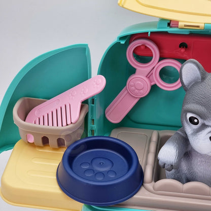 WOOPIE Portable Dog Beauty Salon 2-i-1 i en Transporter-ryggsäck