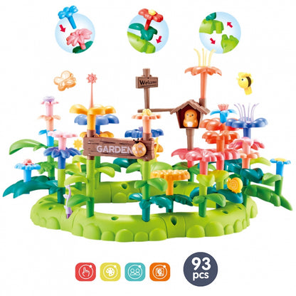 WOOPIE Montessori Magic Garden Construction Blocks XXL 93 st.