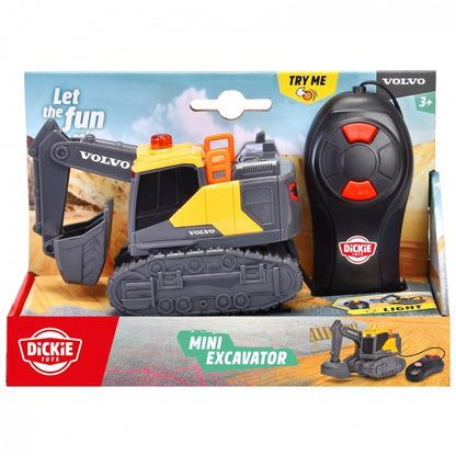 DICKIE Volvo RC Grävmaskin Fjärrstyrd 14cm