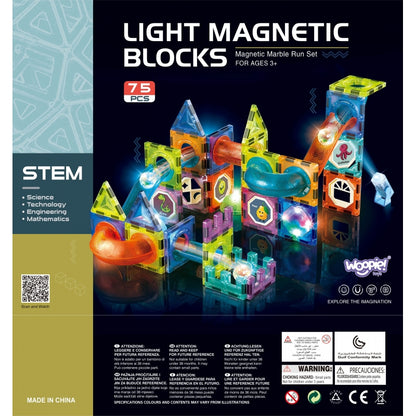 WOOPIE Magnetblock Ball Track Light 75 st.