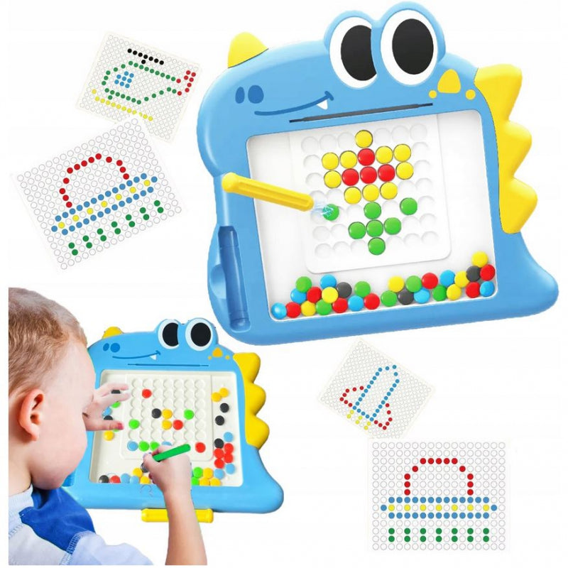 WOOPIE Magnetkort för barn Montessori MagPad Dinosaurie