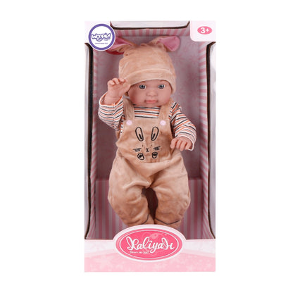 WOOPIE ROYAL Babydocka i kaninkläder 46 cm