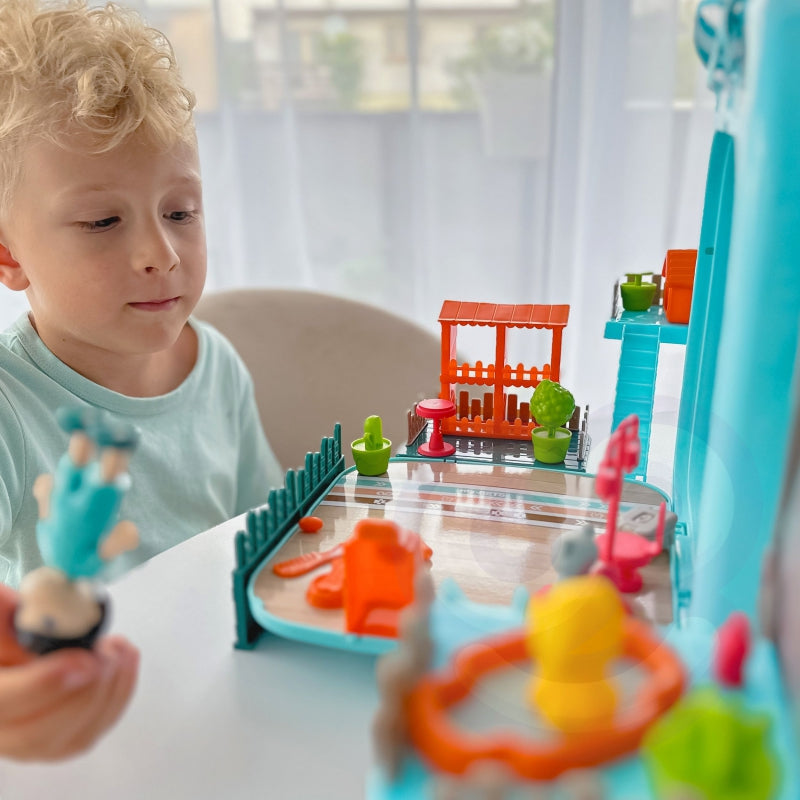 WOOPIE Little Vet Set 3-i-1 hundhus i en ryggsäck