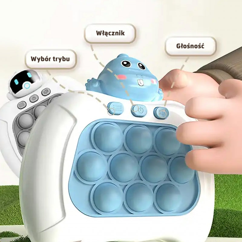WOOPIE POP IT-spel Elektrisk Anti-stress Arcade Dinosaur Blue
