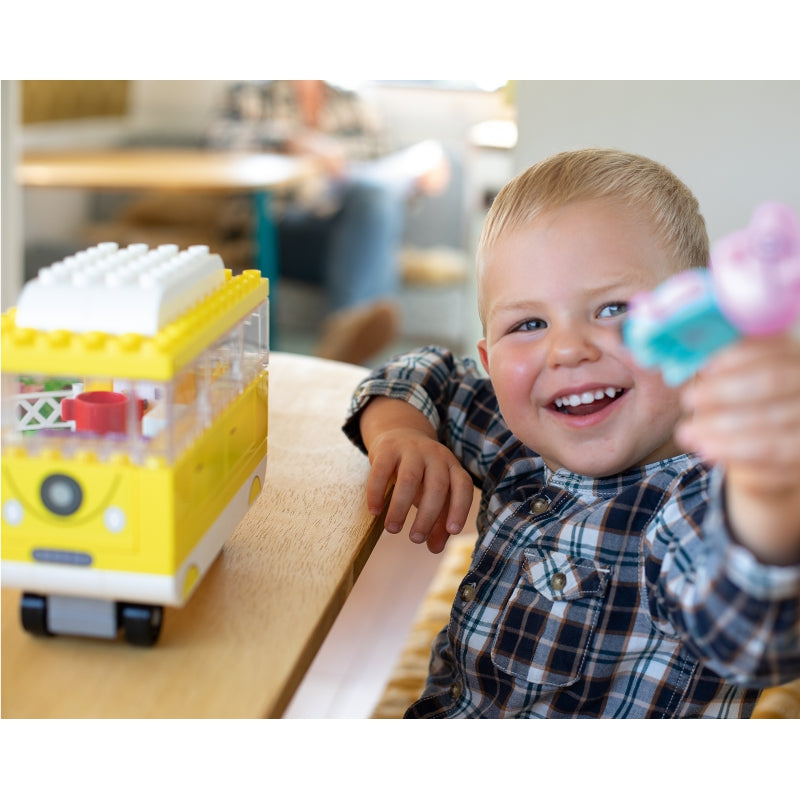 BIG Kamper Blocks Peppa Pig Bloxx 54 st + 2 figurer